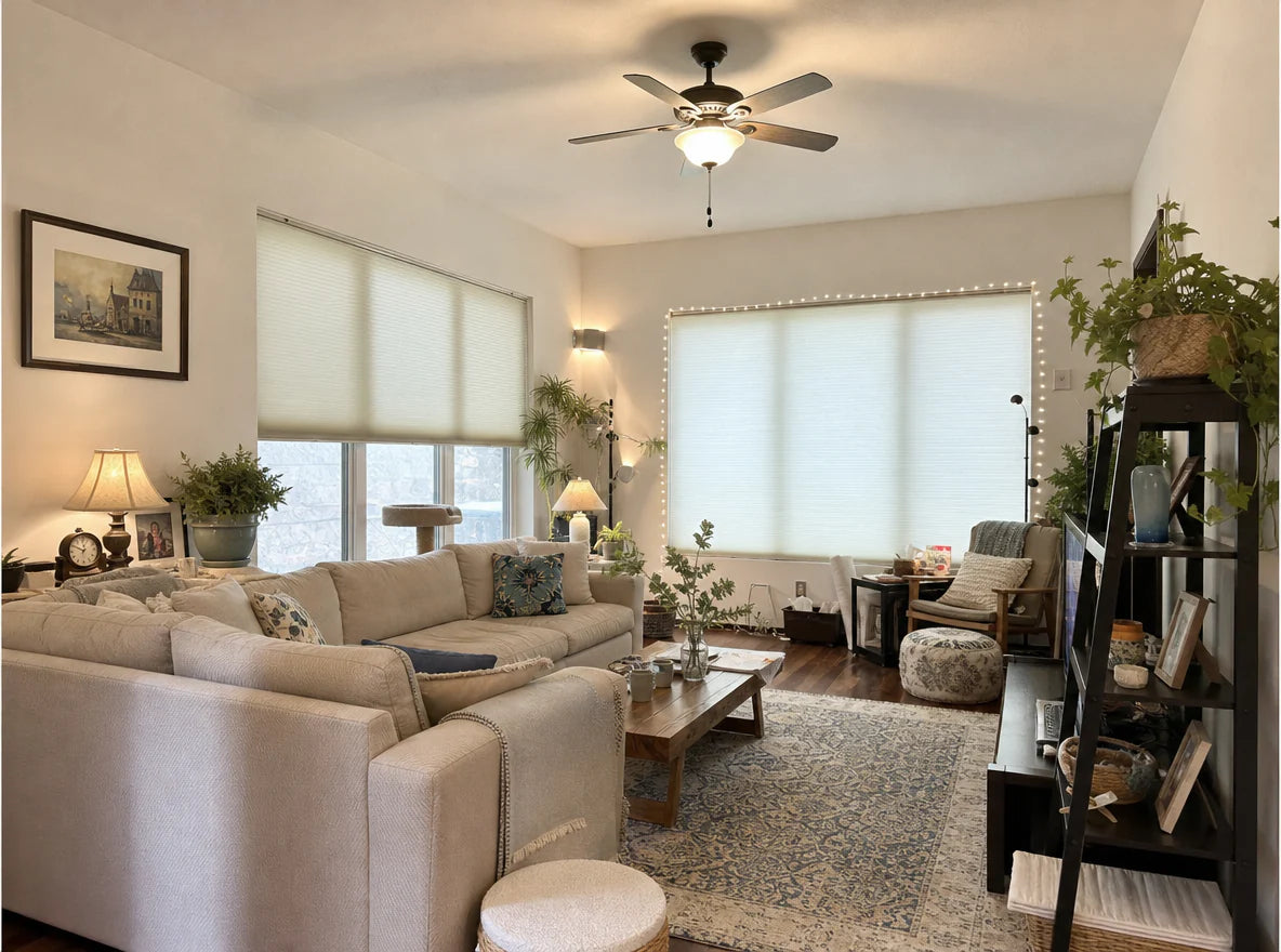 Custom Cellular Shades: Cut Down Summer Cooling Costs With Gentle Light Control