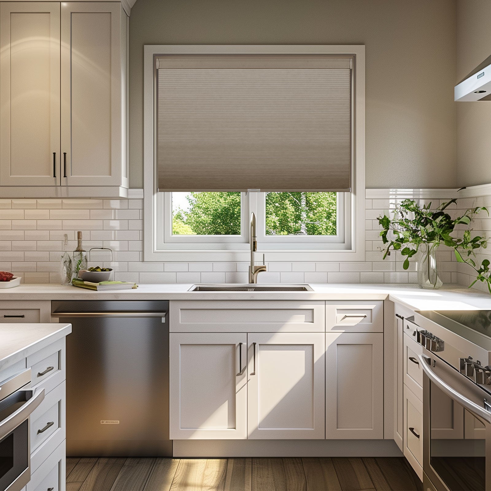 Sulugood Classic Blackout Cordless Cellular Shades