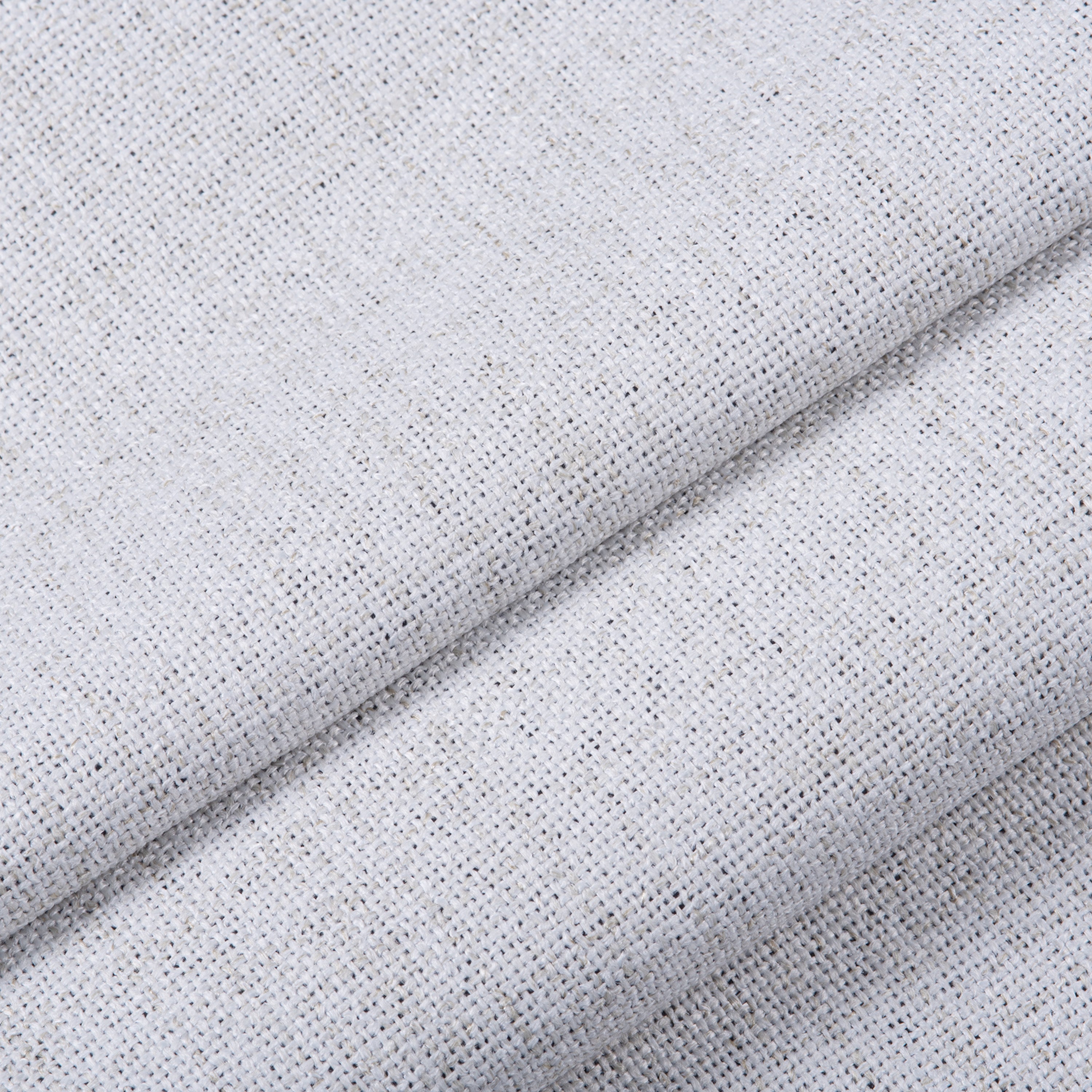 Sulugood No Drill Cordless Textured Charcoal Linen Blackout Roman Shades