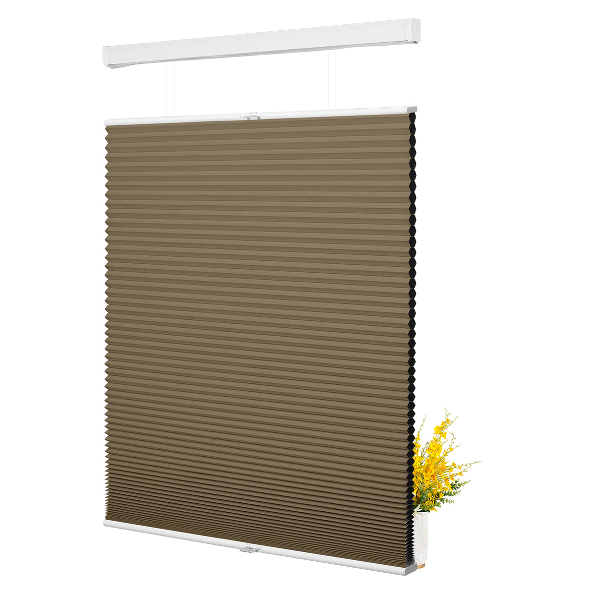 Sulugood Top-Down Bottom-Up Same Color With Casing Cellular Shade