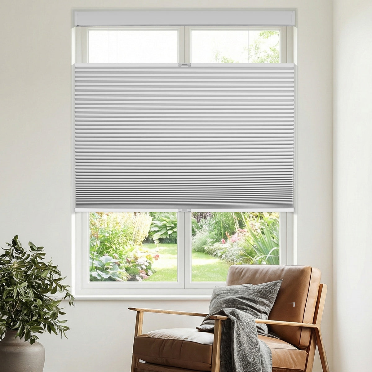 Sulugood Classic Top Down Bottom Up Blackout Light Filtering Cellular Shades