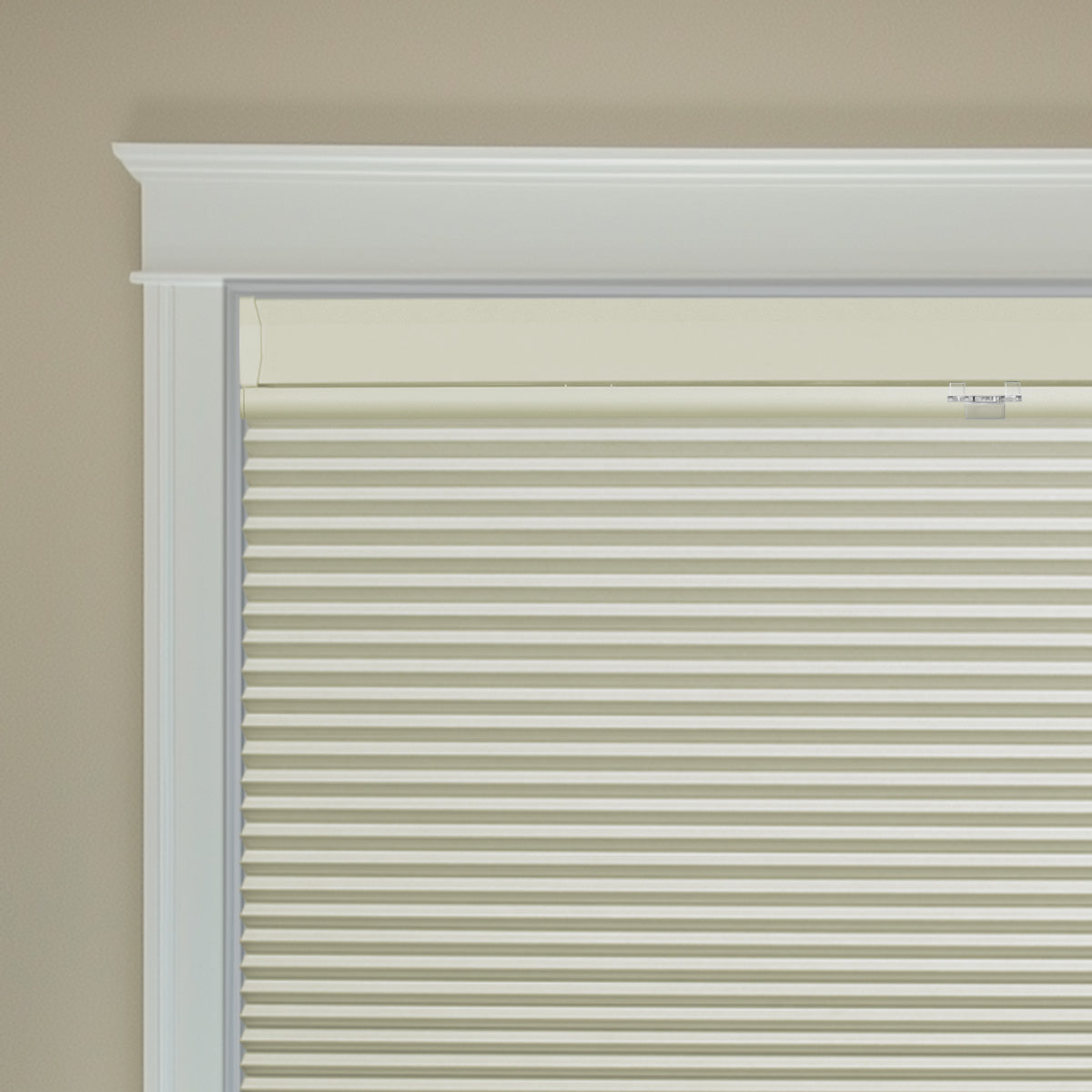 Sulugood Top-Down Bottom-Up Blackout Same Color With Casing Cellular Shade