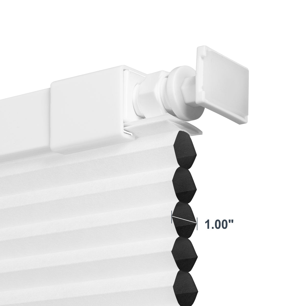 Sulugood No Drill Custom Cordless Mini Honeycomb Cellular Shades