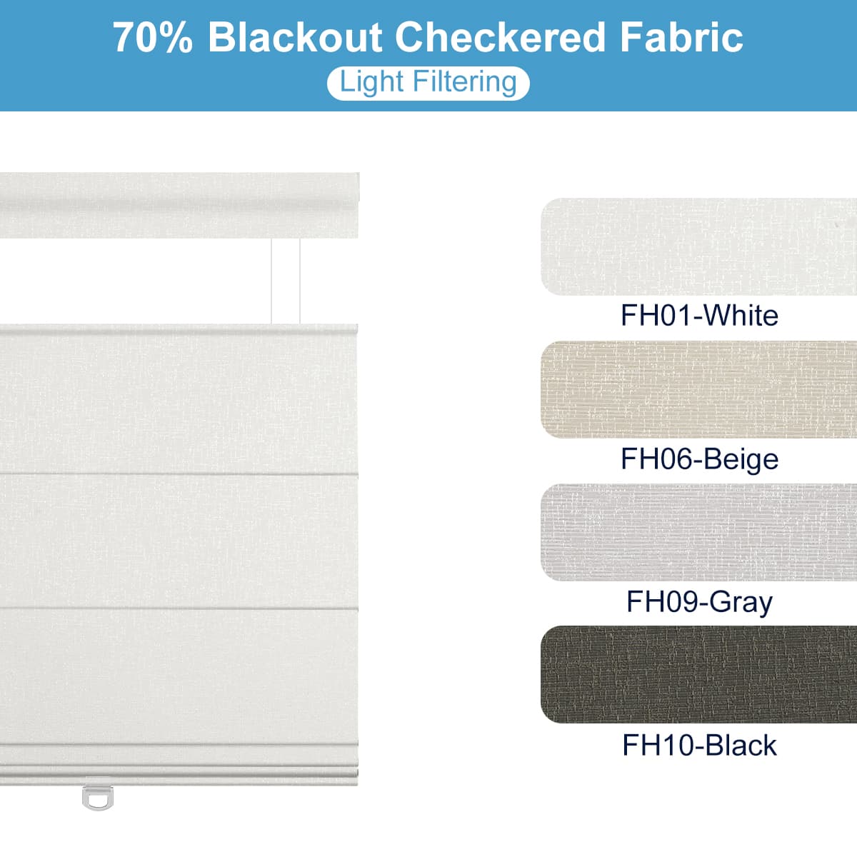 Sulugood Roman Shade Fabric Samples