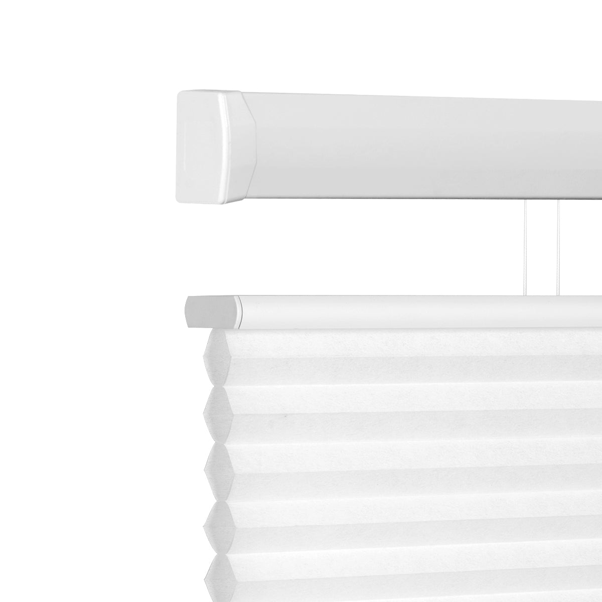 Sulugood Top-Down Bottom-Up Light Filtering Same Color With Casing Cellular Shade