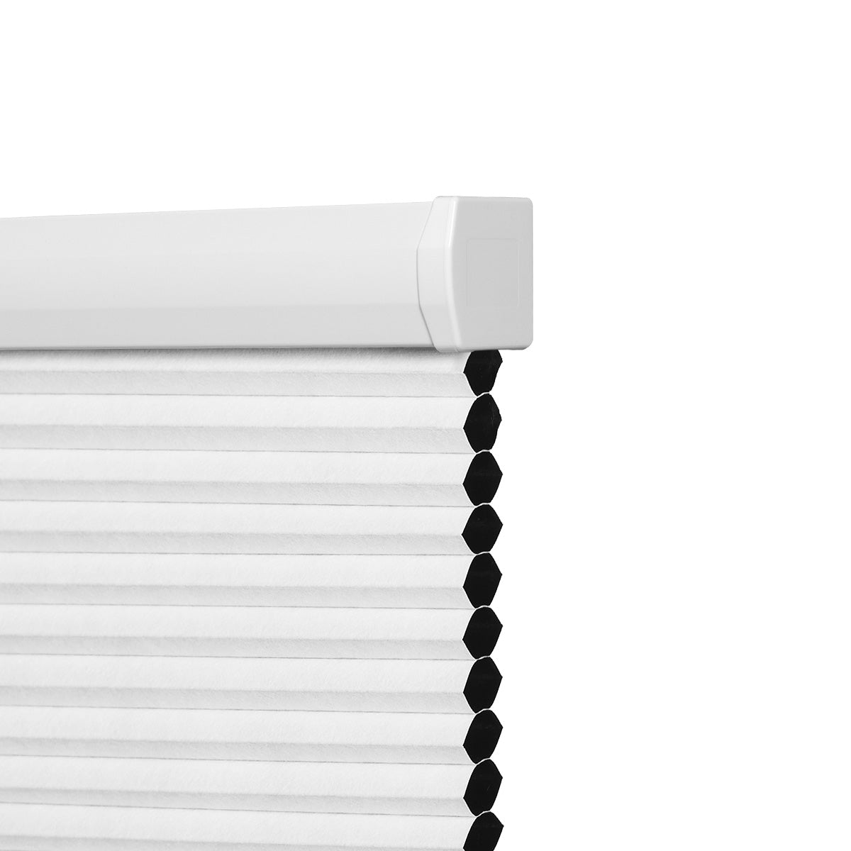Sulugood Modern Cordless Custom Size Blackout Light Filtering Cellular Blinds close-up view showcasing sleek design.