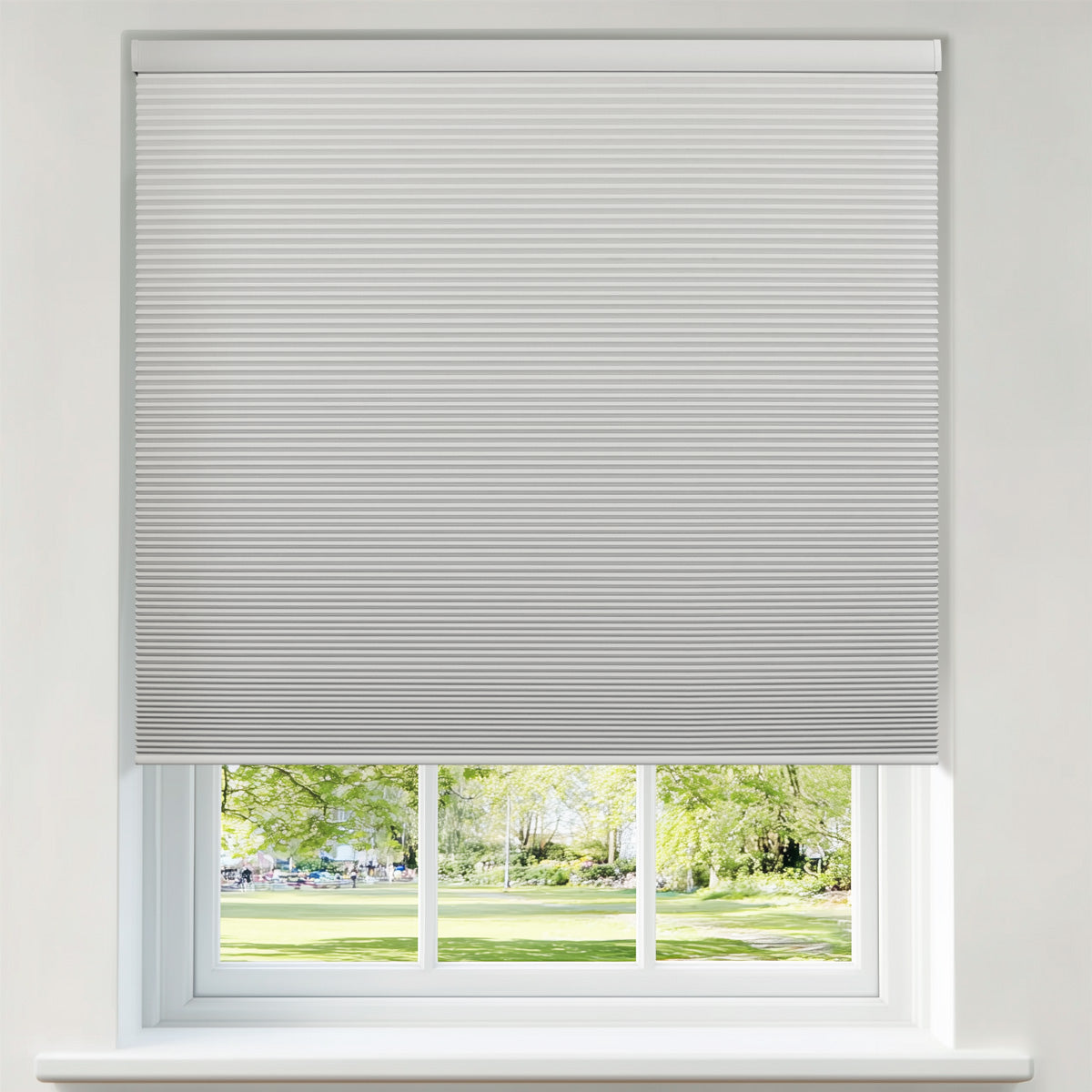 Sulugood Motorized Cordless Custom Size Blackout Light Filtering Cellular Shades