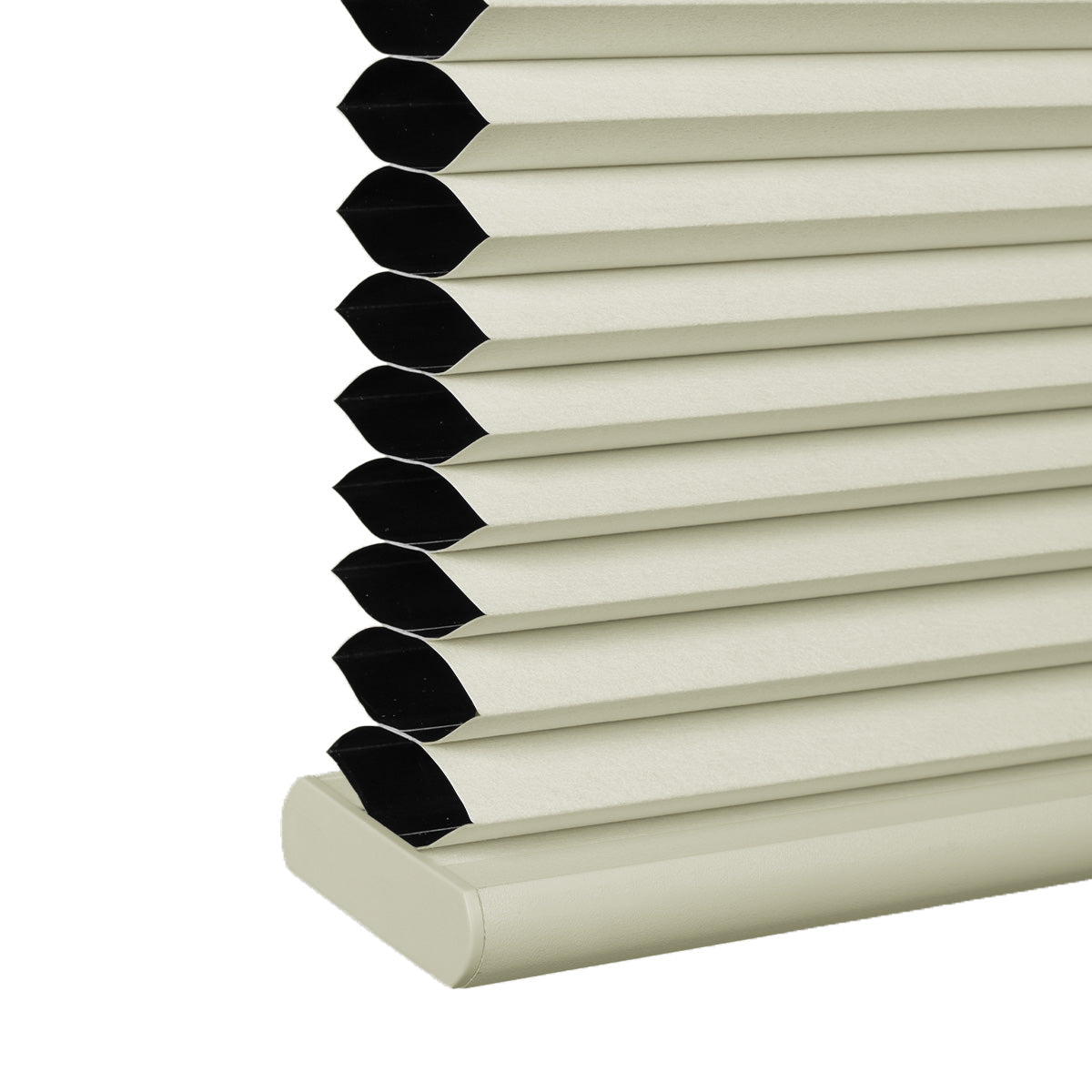 Sulugood Top-Down Bottom-Up Blackout Same Color With Casing Cellular Shade