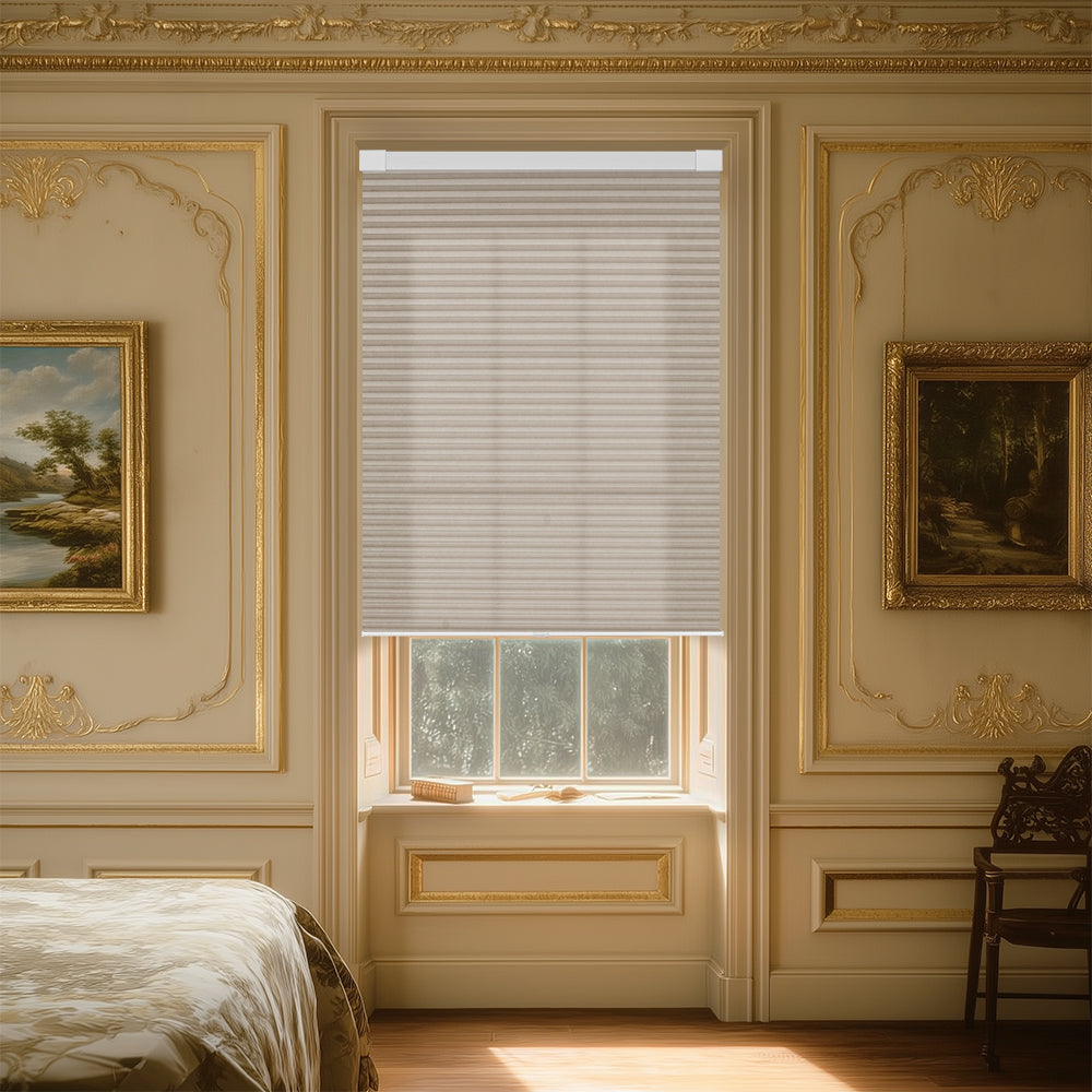 Sulugood Custom Cordless Mini Honeycomb No Drill Cellular Shades