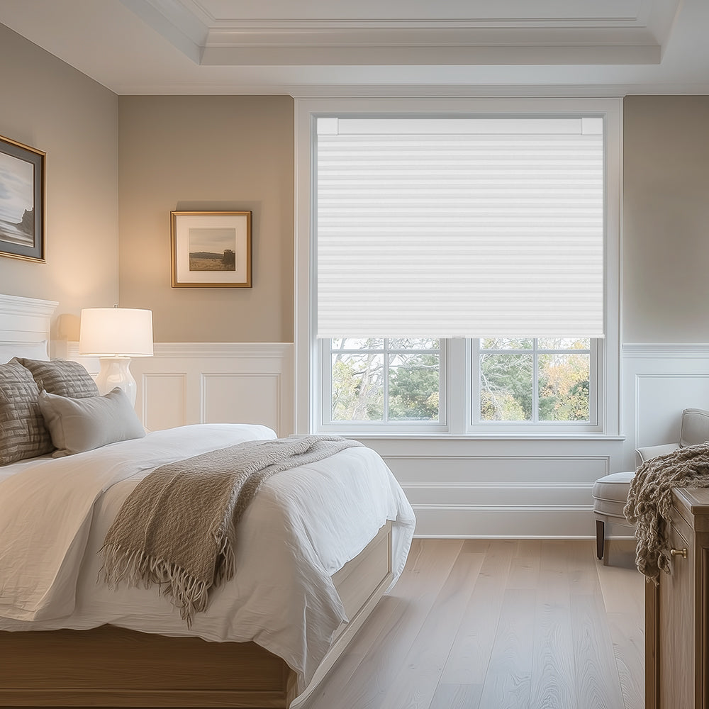 Sulugood Custom Cordless Mini Honeycomb No Drill Cellular Shades