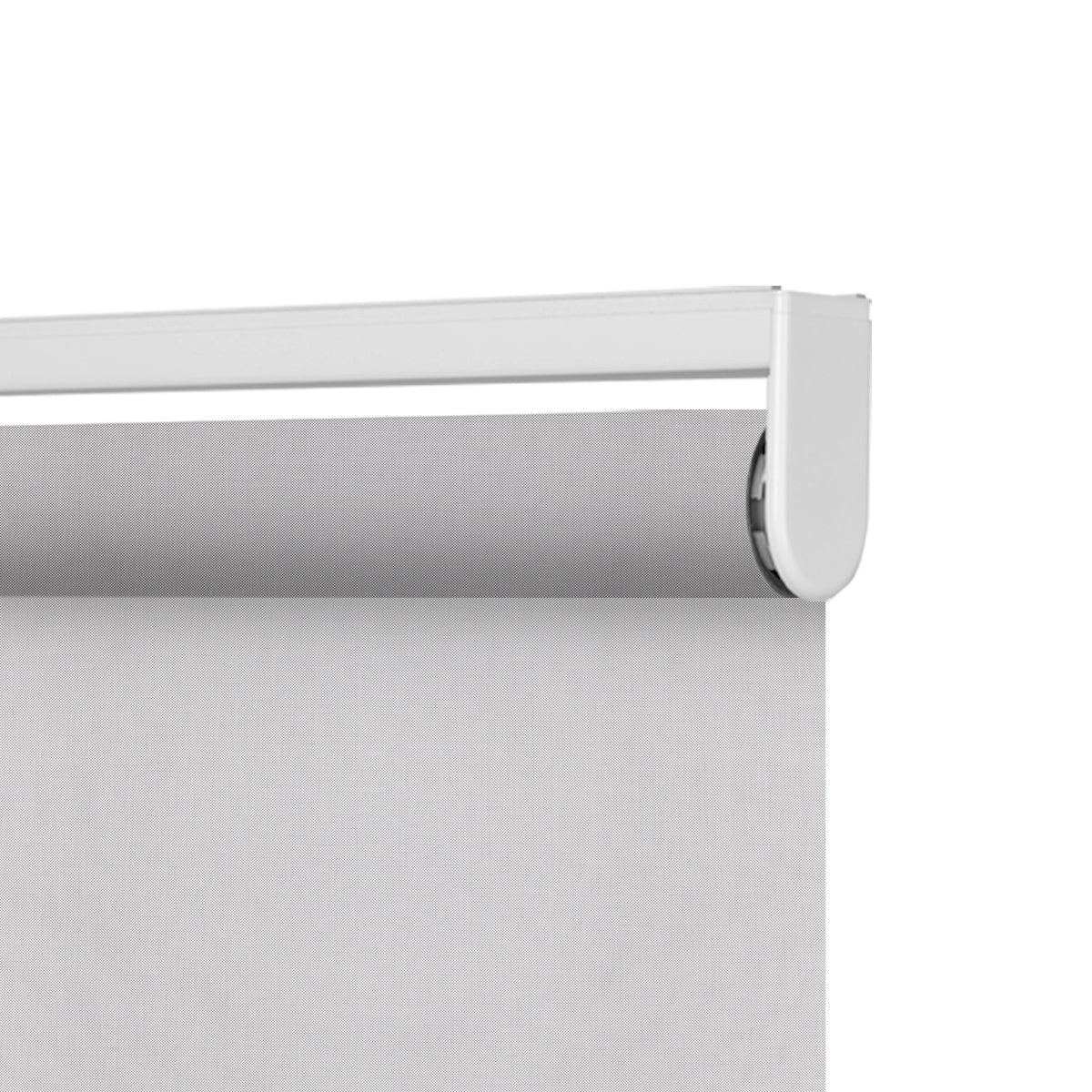 Sulugood Spring Cordless Different Light Transmittance Sunweave Fabric Roller Shades close-up of roller mechanism