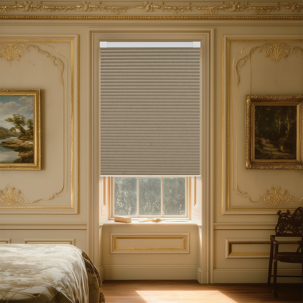 Sulugood Custom Cordless Mini Honeycomb No Drill Cellular Shades