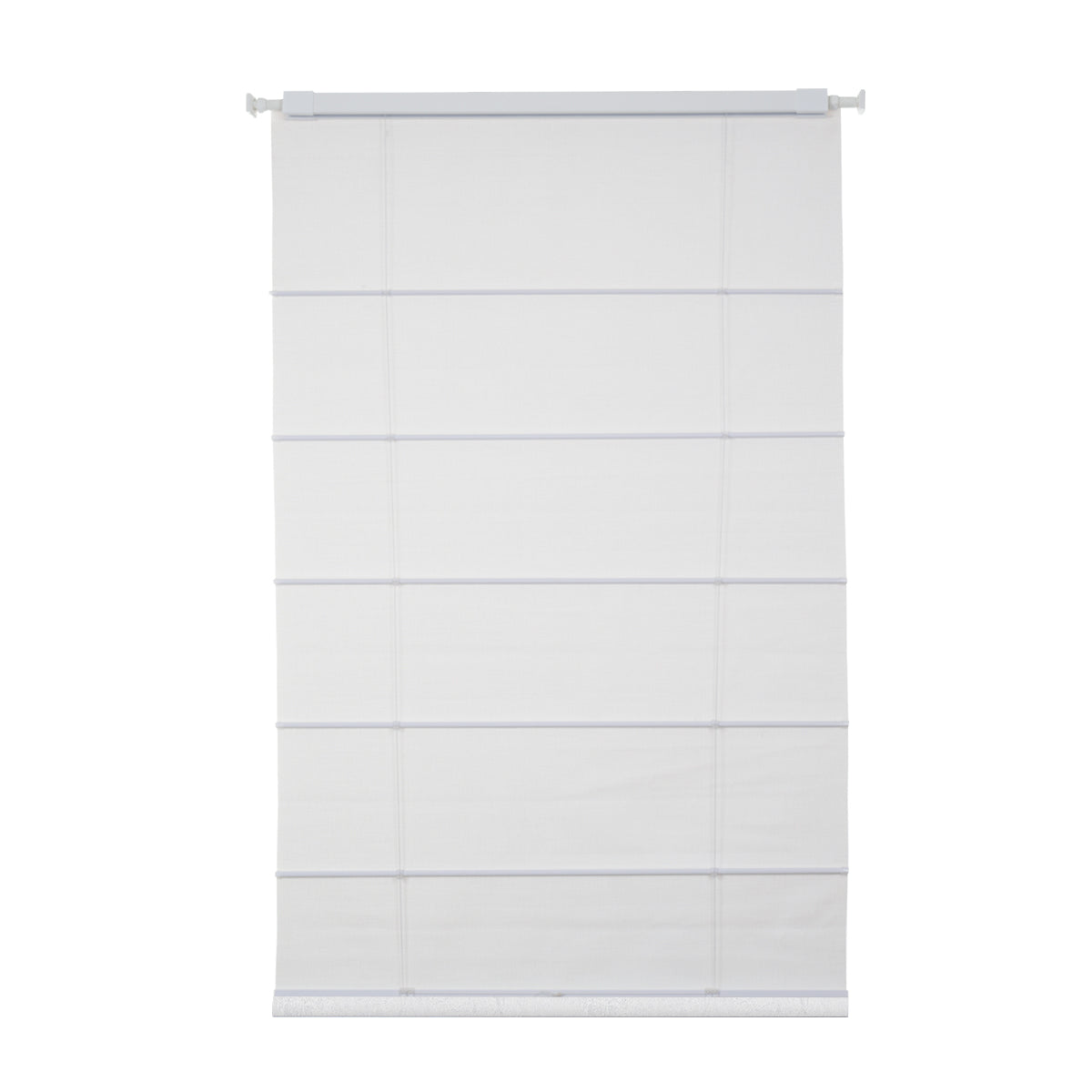 Sulugood No Drill Cordless Cloudstone Fabric Blackout Custom Roman Shades