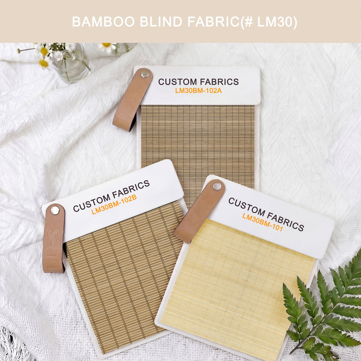 Sulugood Roman Shade Fabric Samples