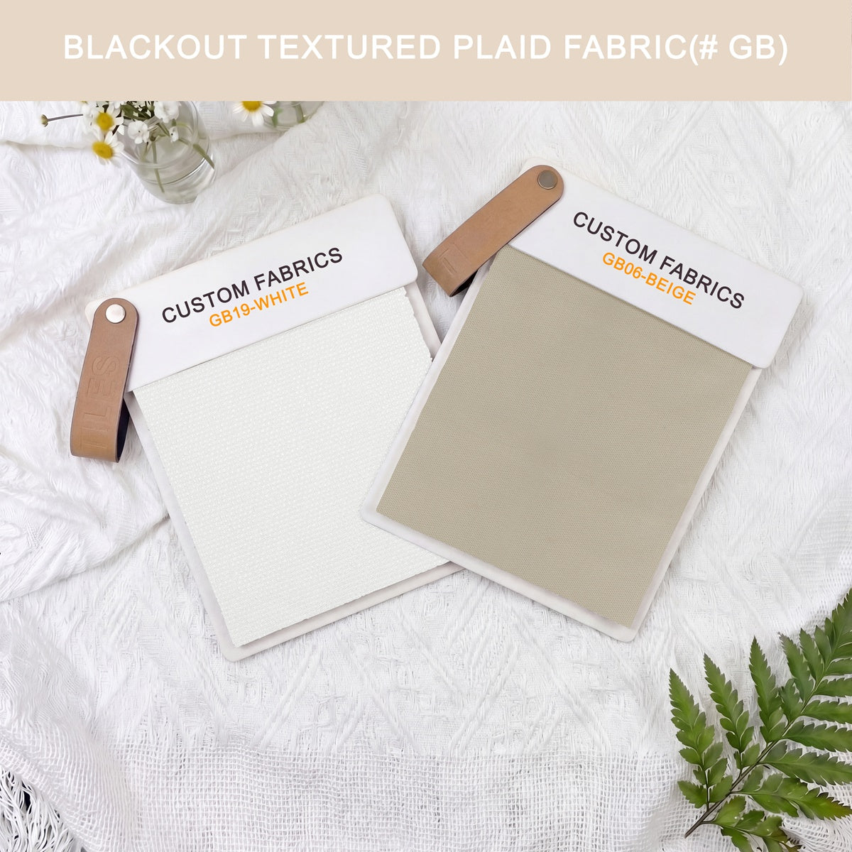 Sulugood Roman Shade Fabric Samples