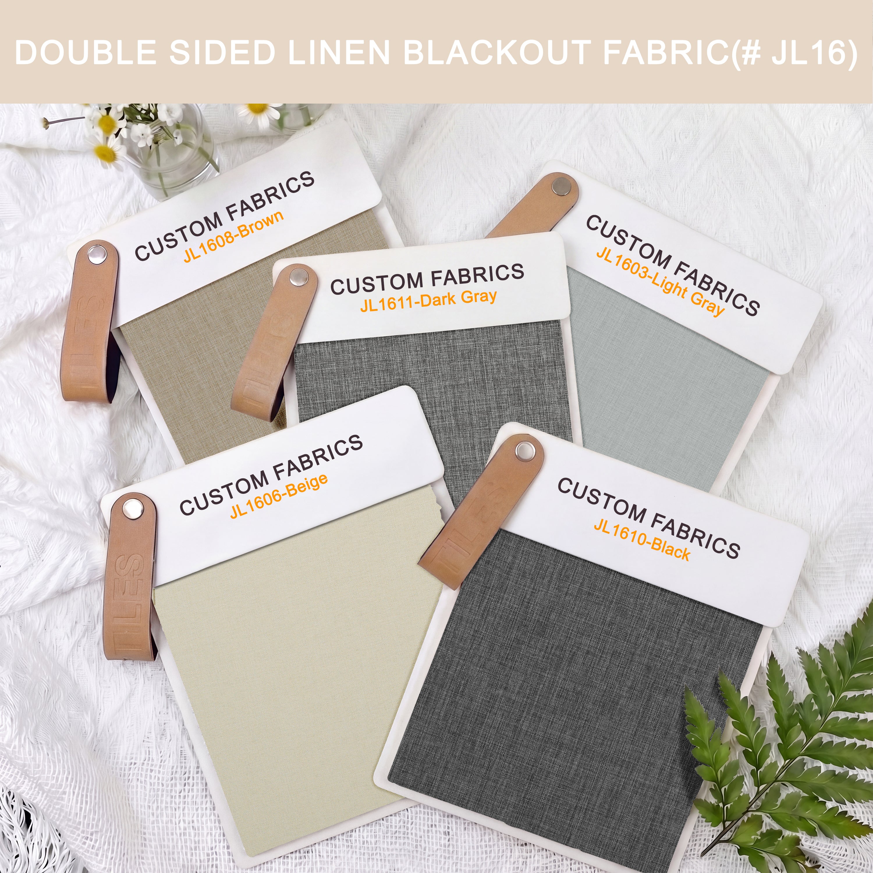 Sulugood Roller Shade Fabric Samples