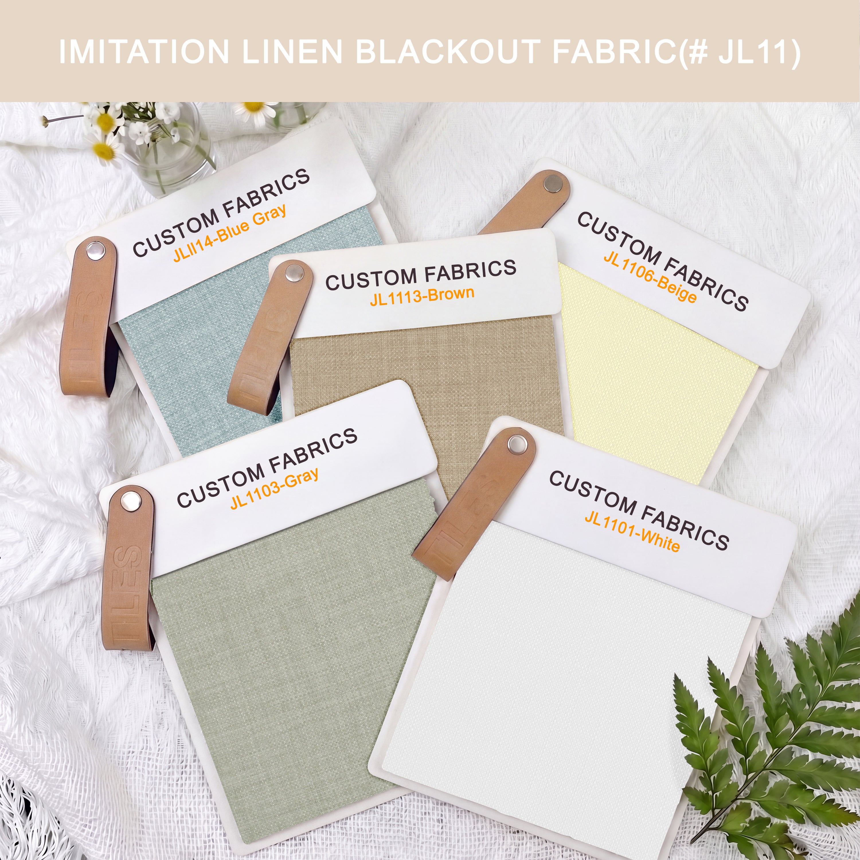Sulugood Roller Shade Fabric Samples