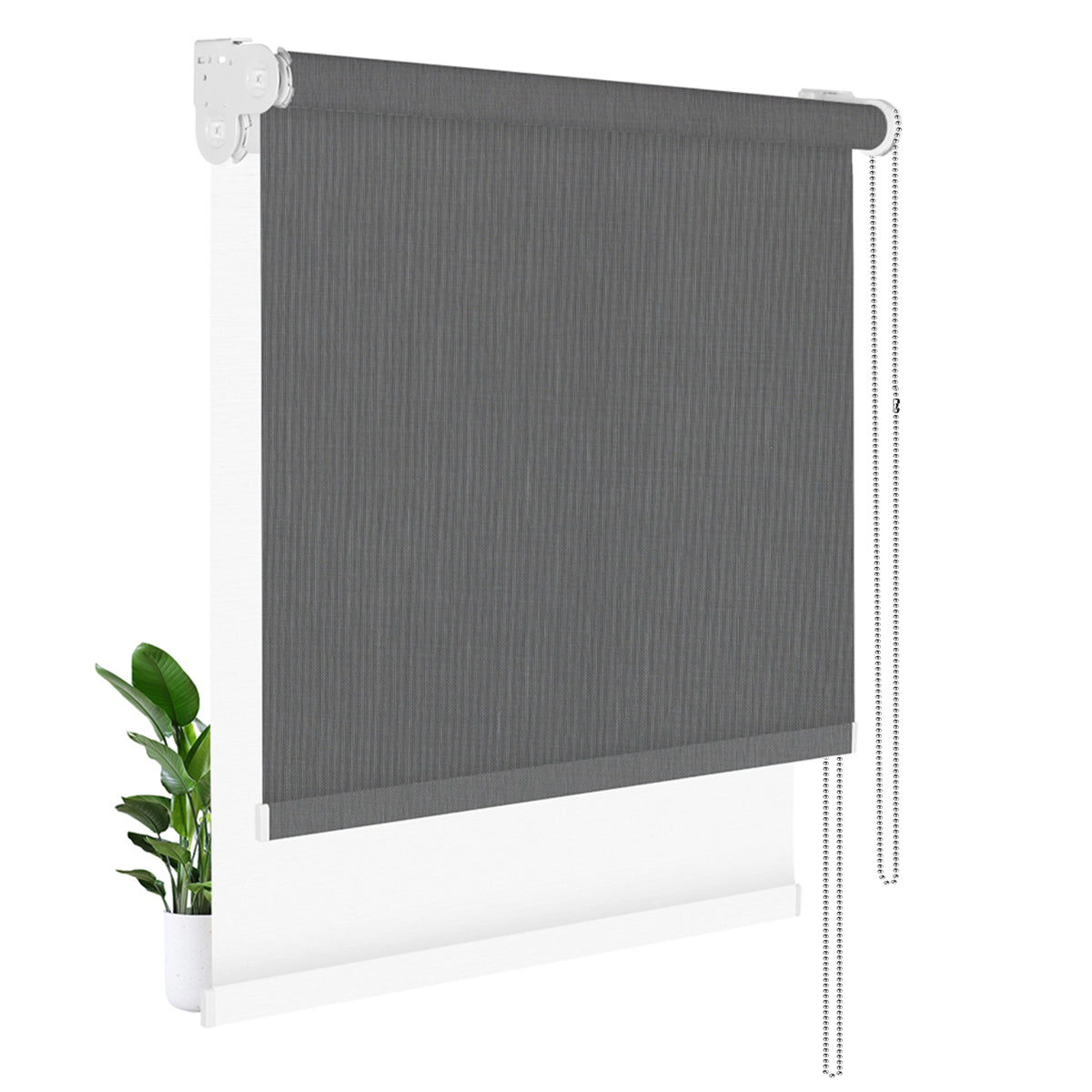 Light Filtering Black+Blackout White