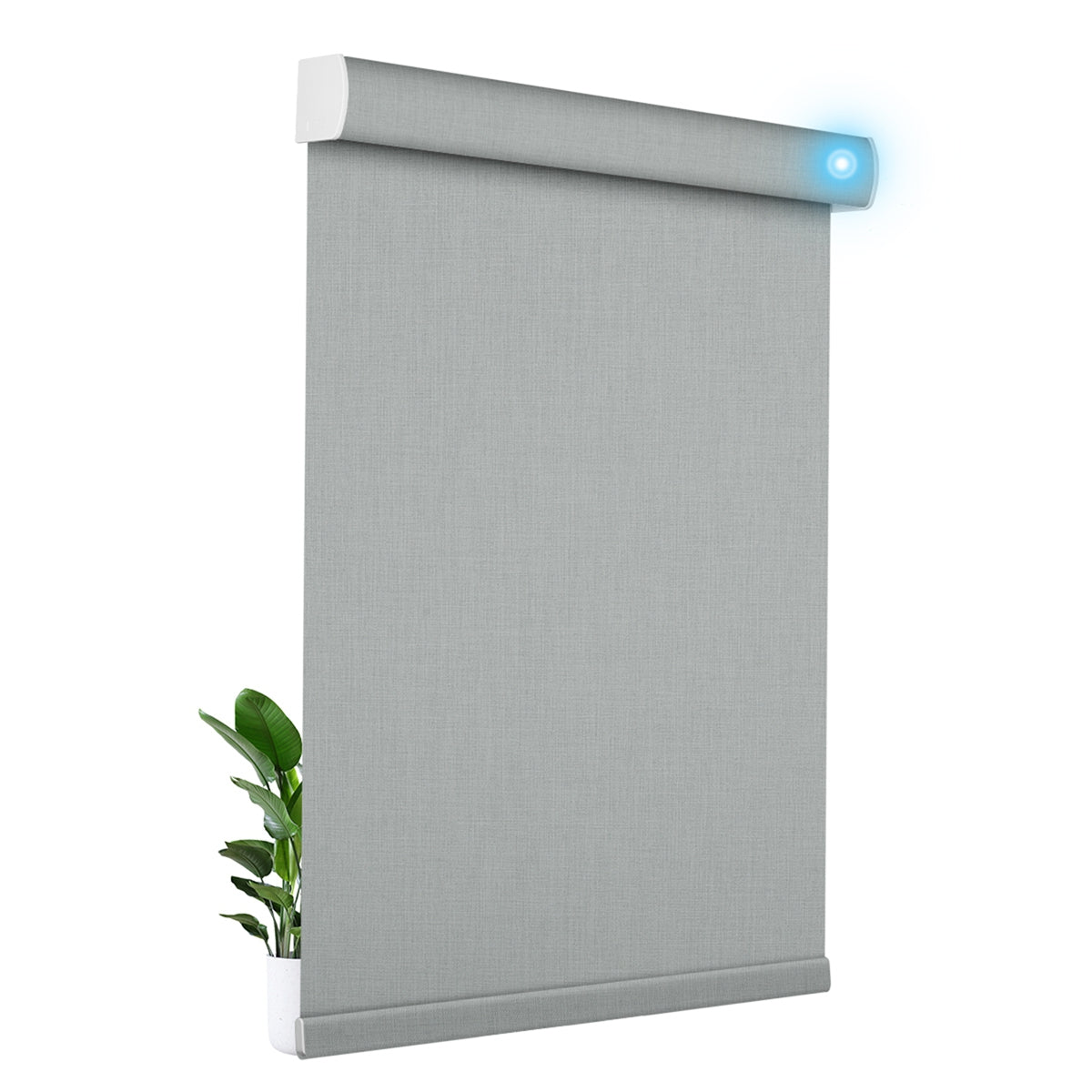 Sulugood Motorized Cordless Remote Control Blackout Light Filterling Roller Shades