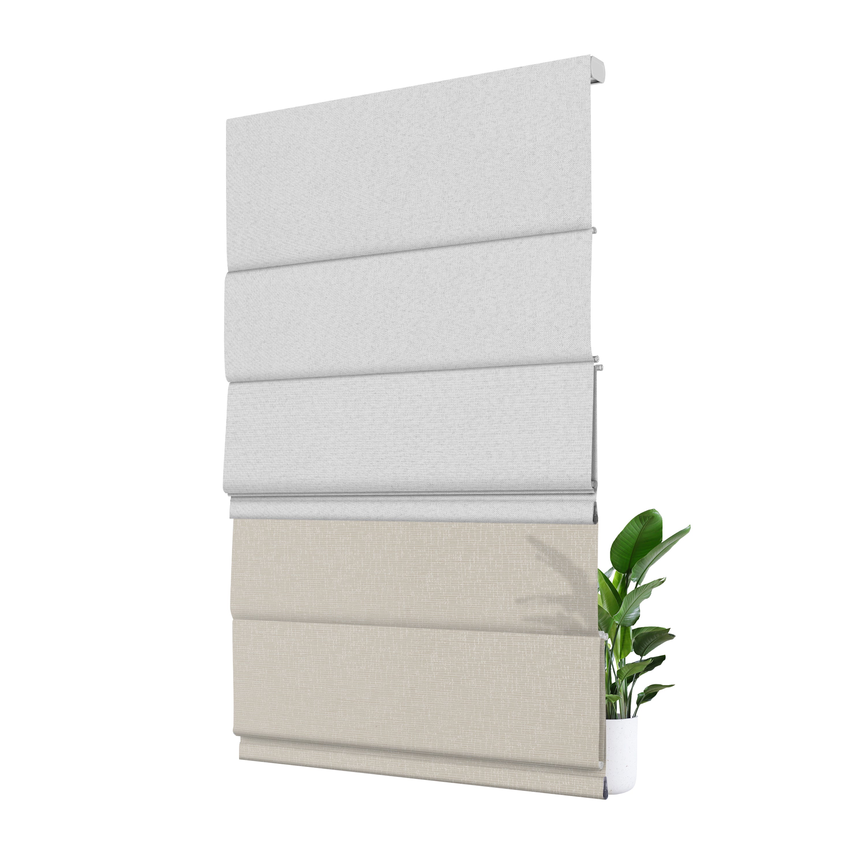 Blackout Grayish White+ Filtering Beige