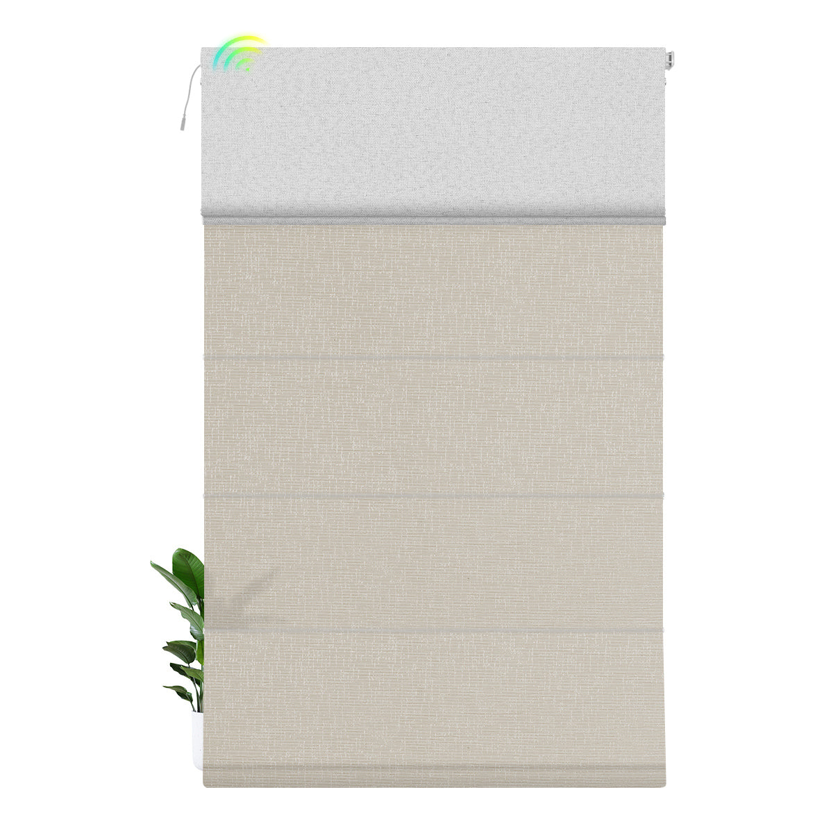 Blackout White+Light Filtering Beige