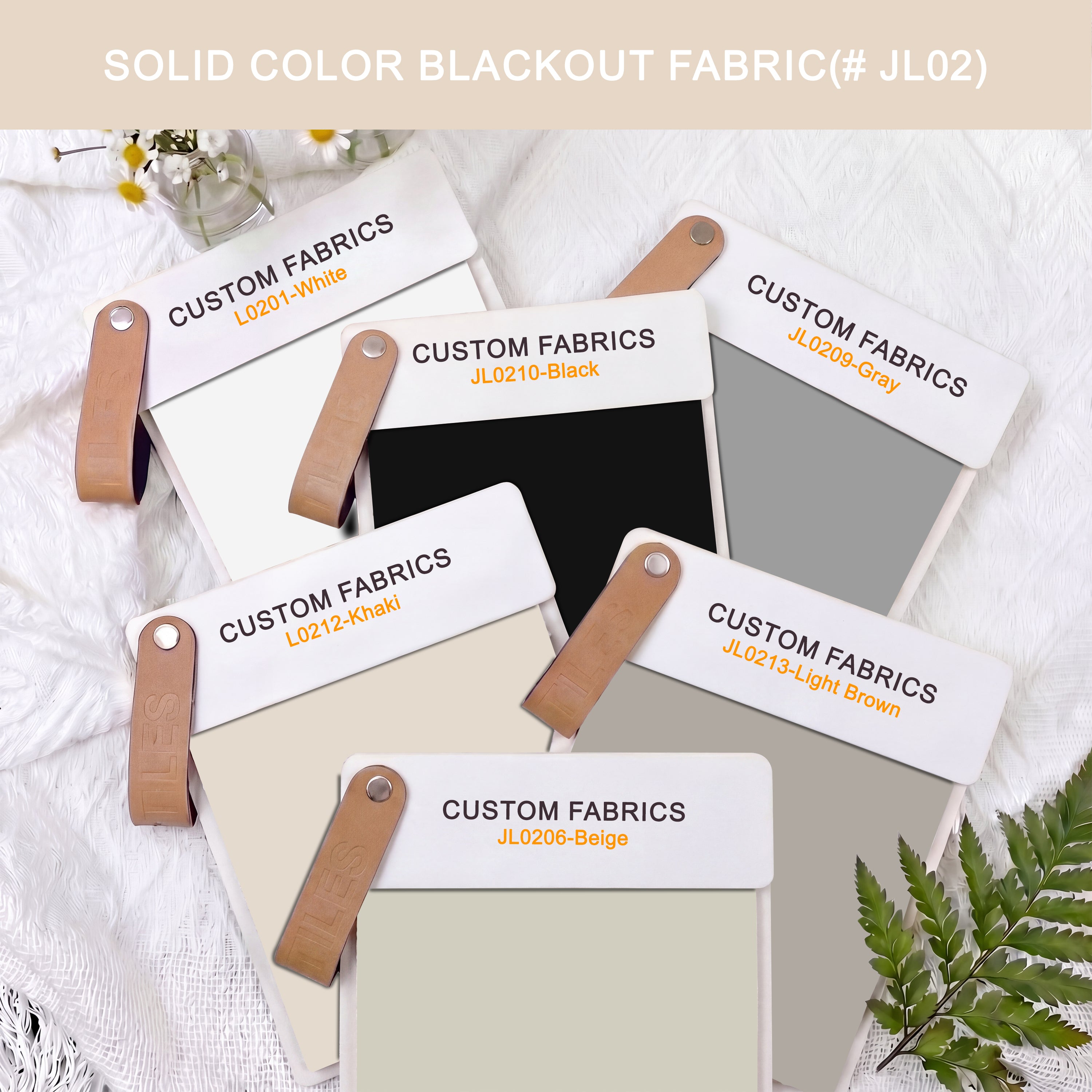 Sulugood Roller Shade Fabric Samples
