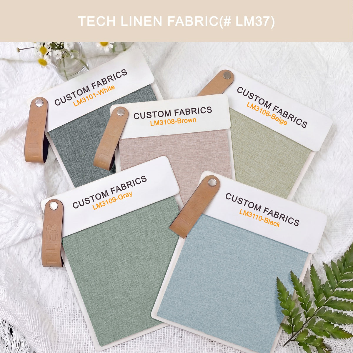 Sulugood Roman Shade Fabric Samples