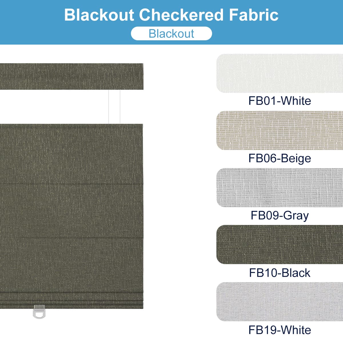 Sulugood Roman Shade Fabric Samples