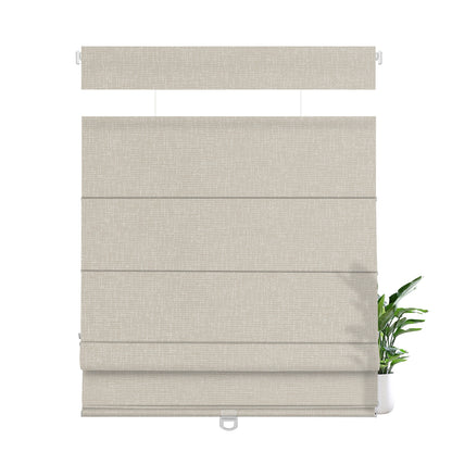 Sulugood Cordless No Drill Top Down Bottom up Roman Shades