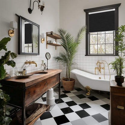 Sulugood Custom Cordless Mini Honeycomb No Drill Cellular Shades