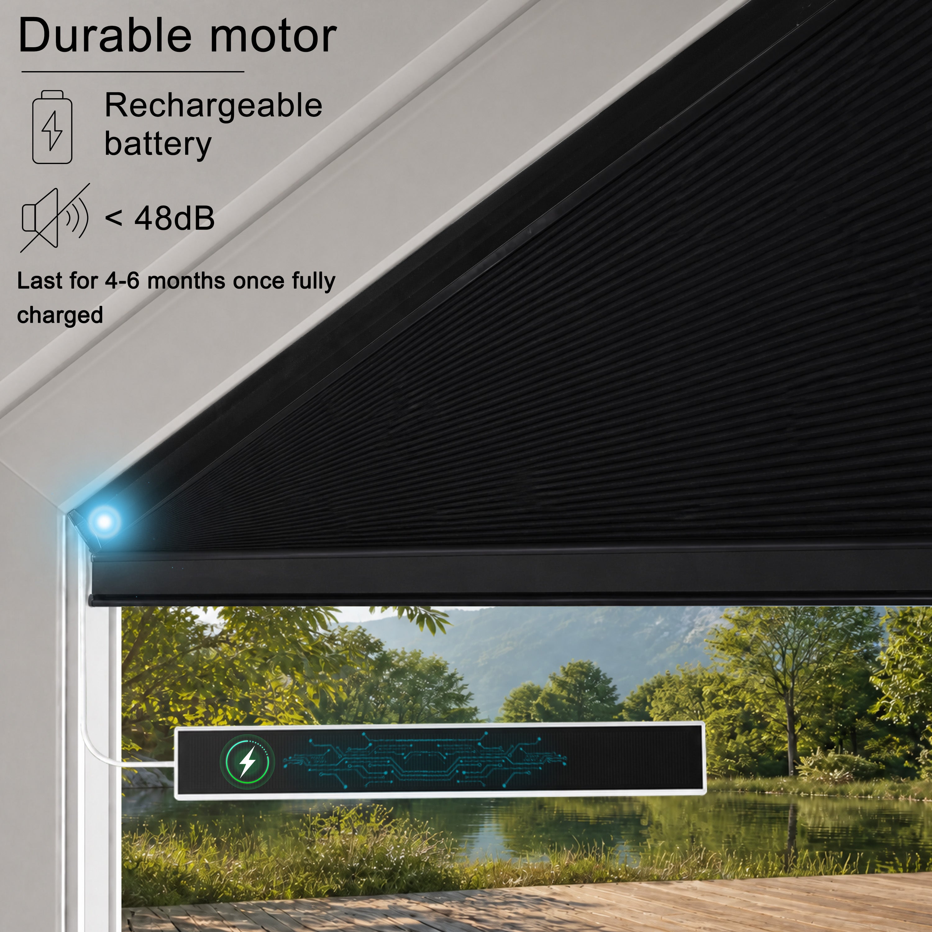 Sulugood Custom Specialty Cellular Shades for Angled & Arch Windows