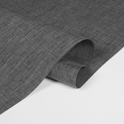 Sulugood Cordless Smart Custom Fabric-Wrapped Electric Roller Shades fabric detail, showcasing sleek gray texture.