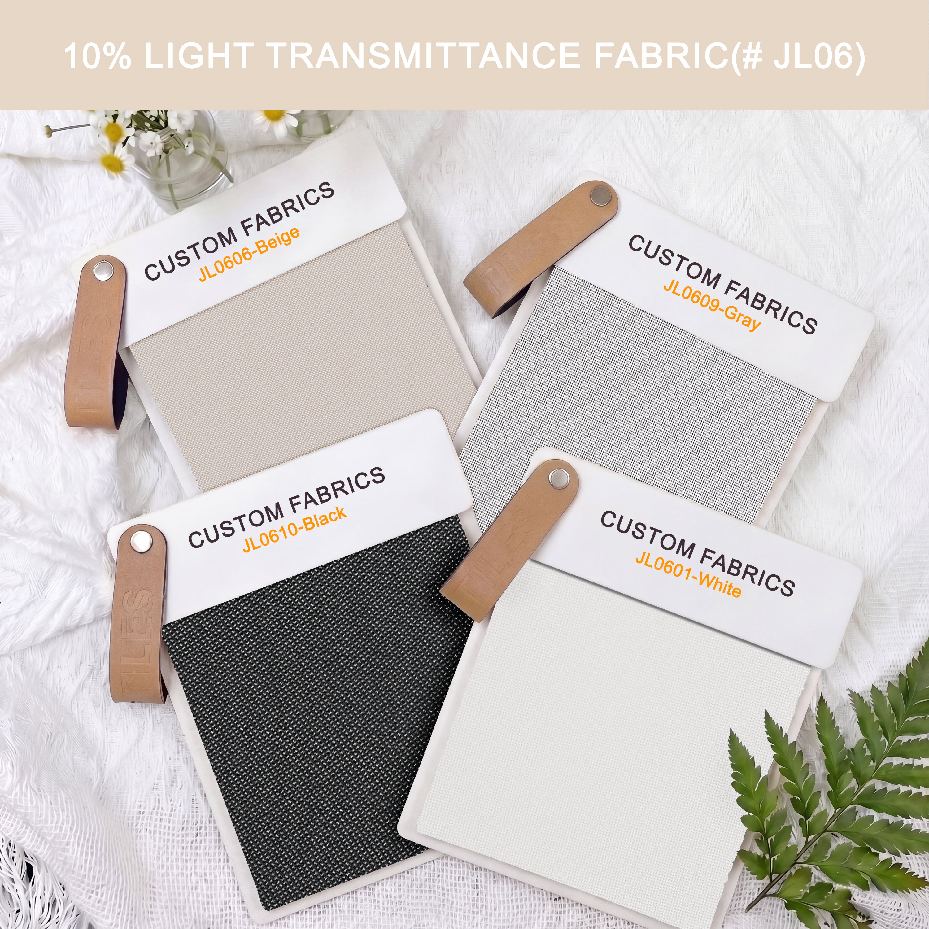 Sulugood Roller Shade Fabric Samples