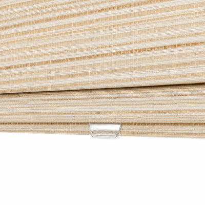 Estores de bambú tejido de ramio natural Sulugood, sin taladro y sin cordón