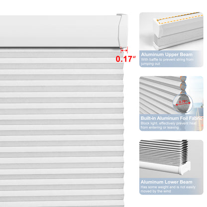 Sulugood Classic Blackout Cordless Cellular Shades