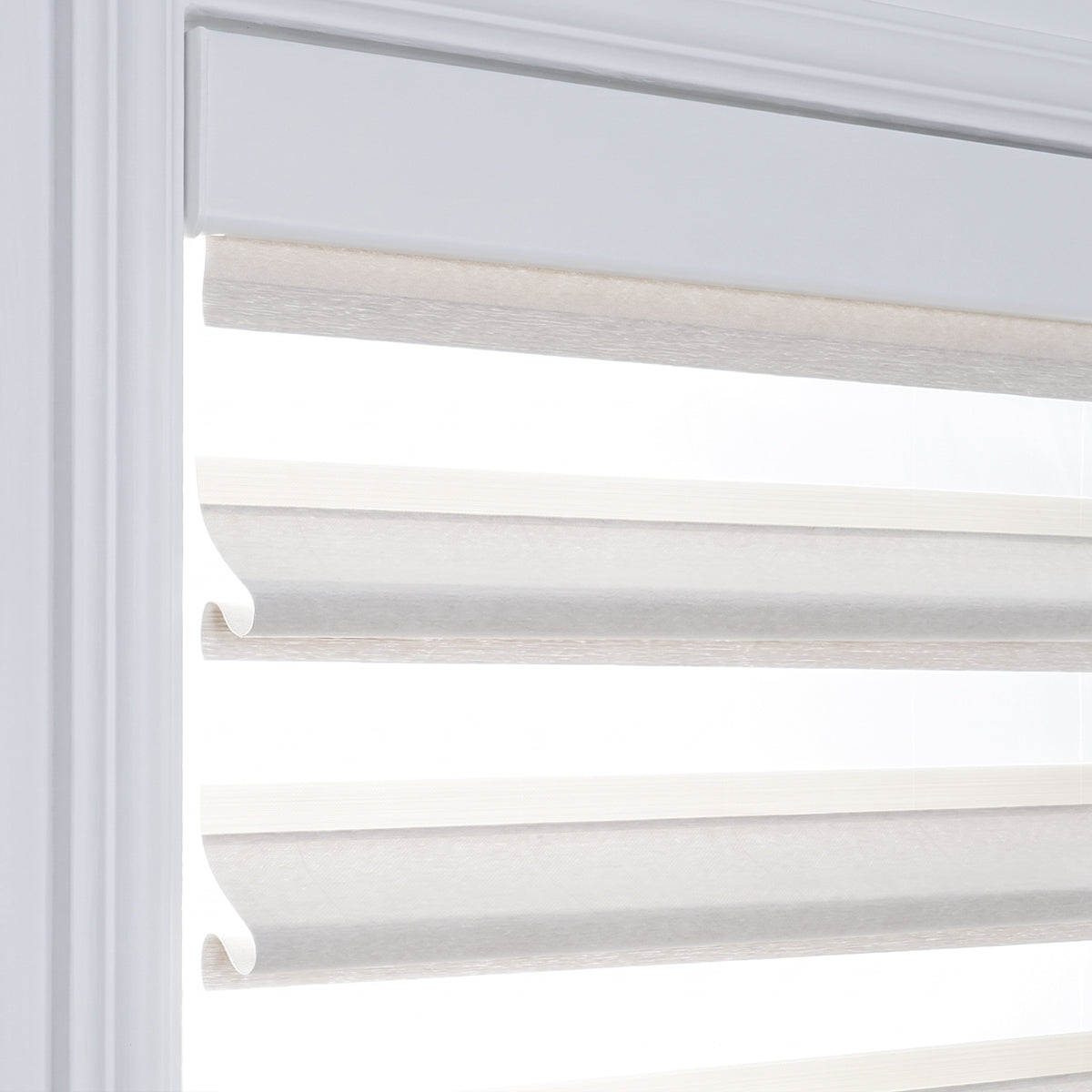 Sulugood Custom Butterfly Window Shades with Adjustable Light Control