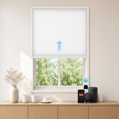 Sulugood Cordless Custom Skylight Honeycomb Shades with Aluminum Frame