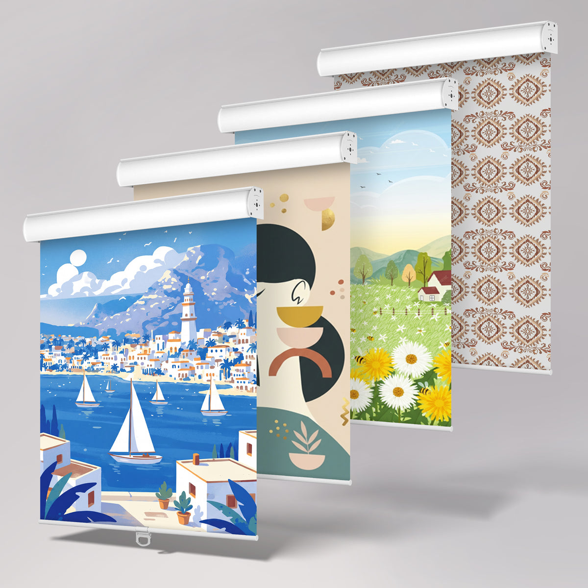Sulugood Custom Picture Roller Blinds Personalized Printed Image Window Shades