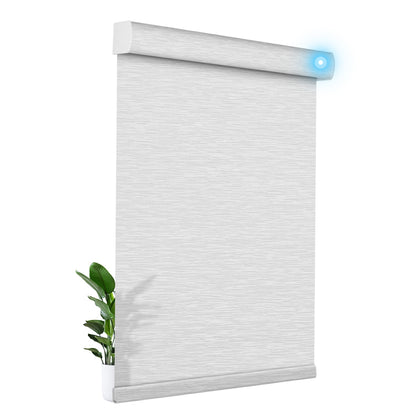 Sulugood Motorized Cordless Remote Control Blackout Light Filterling Roller Shades
