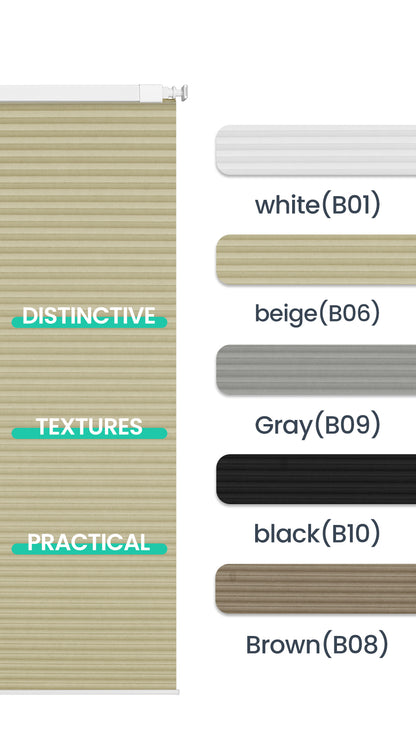 Sulugood Custom Cordless Mini Honeycomb No Drill Cellular Shades