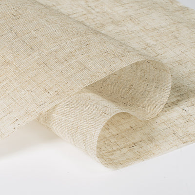 Sulugood No Dril Cordless Blackout Light Filtering Roman Shades fabric close-up, showcasing light filtering texture.