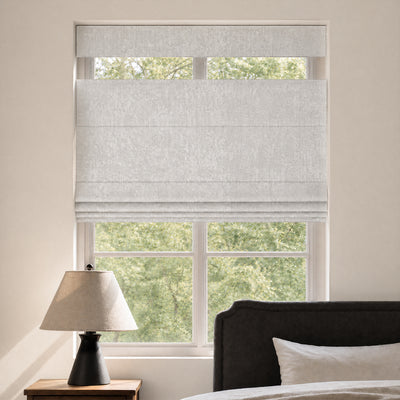 Sulugood No Drill Cordless Top Down Bottom Up Inkstrata Blackout Roman Shades
