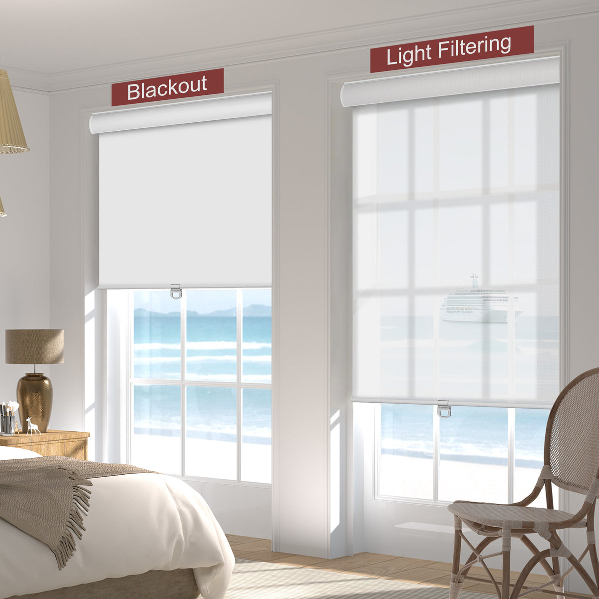Sulugood Custom Picture Roller Blinds Personalized Printed Image Window Shades