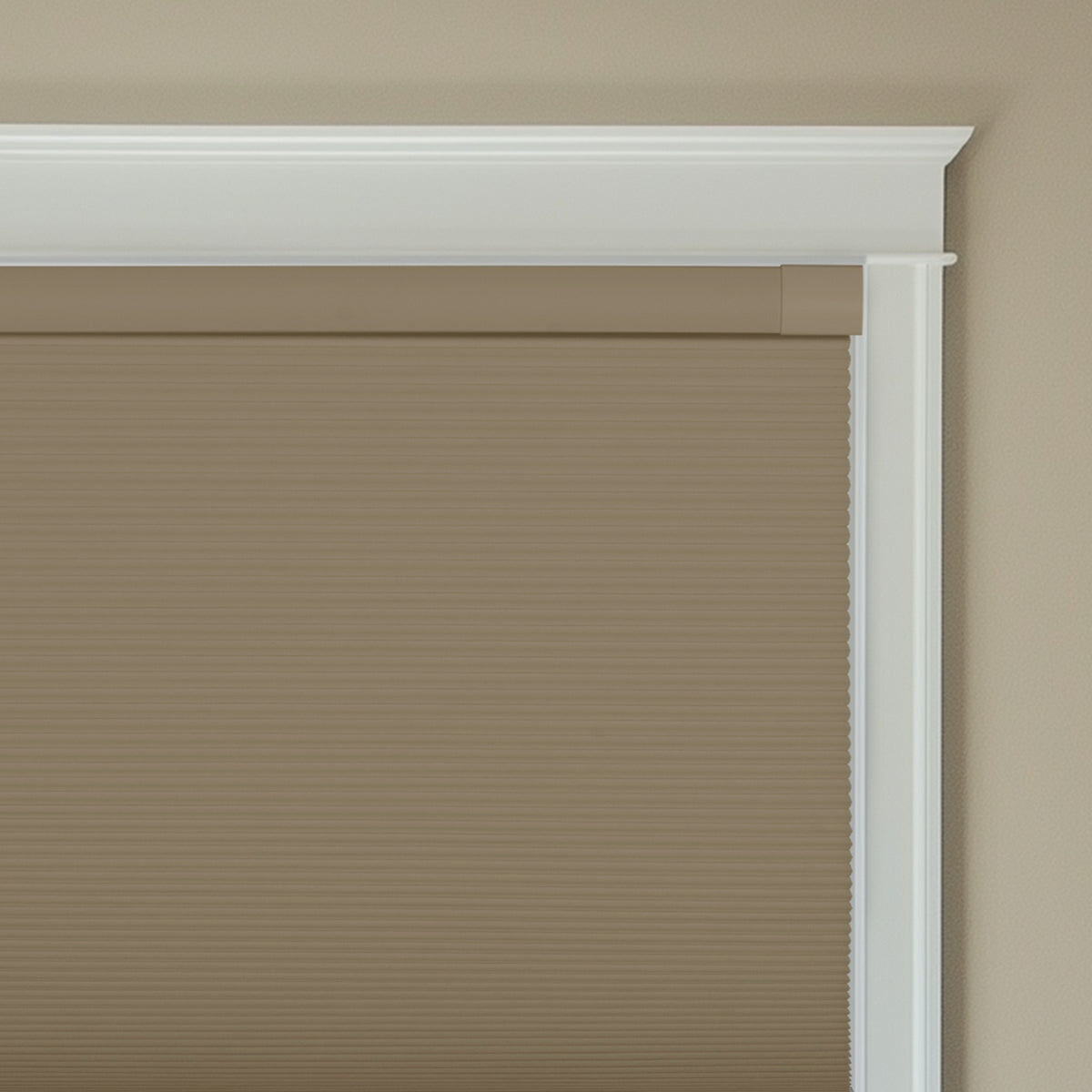 Sulugood Classic No Drill Blackout Same Color With Casing Cellular Shade