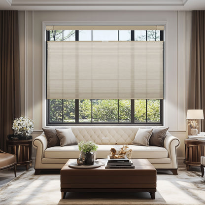 Sulugood No Drill Top Down Bottom Up Light Filtered Cellular Shades