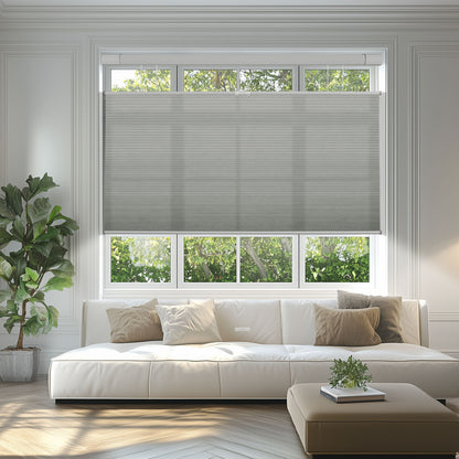 Sulugood No Drill Top Down Bottom Up Light Filtered Cellular Shades