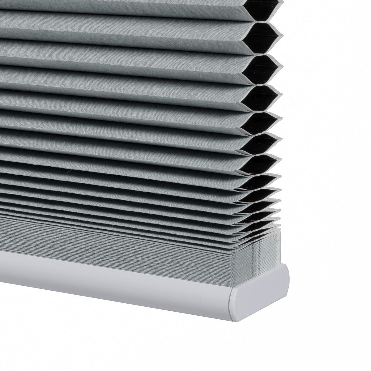 Sulugood New Arrival Premium Cell In Cell Motorized Standard Honeycomb Blinds close-up detail showing sleek design and insulation.
