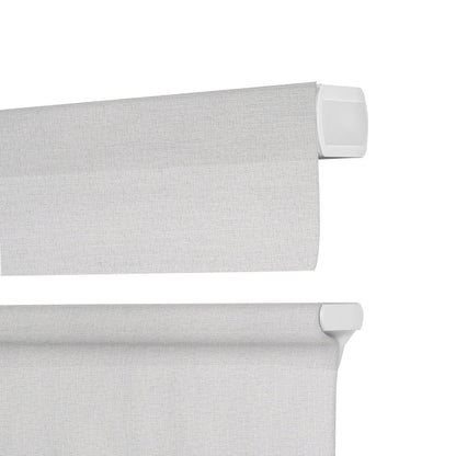 Sulugood Motorized Top down Bottom up Light Filtering & Full View Roman Shades