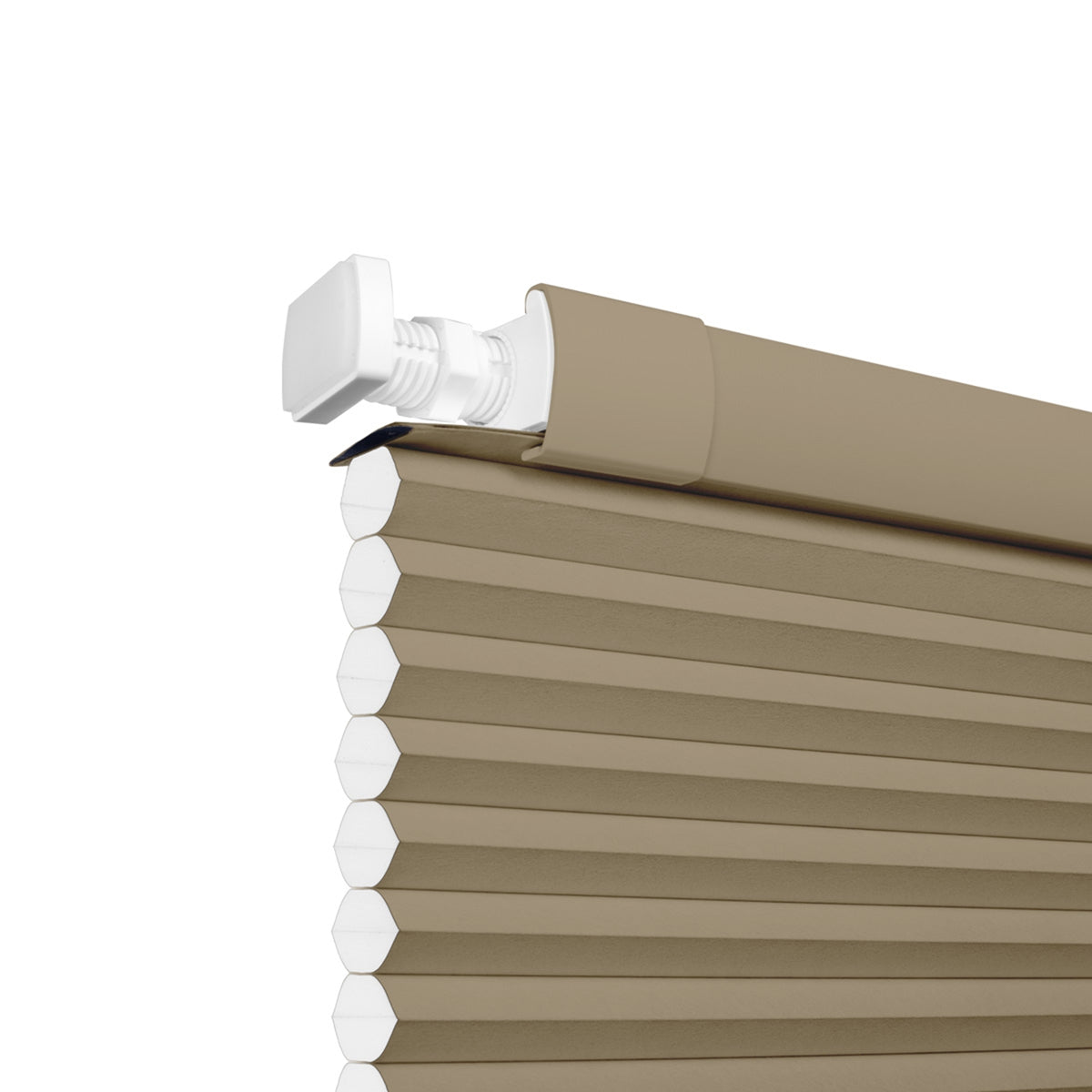 Sulugood Classic No Drill Blackout Same Color With Casing Cellular Shade