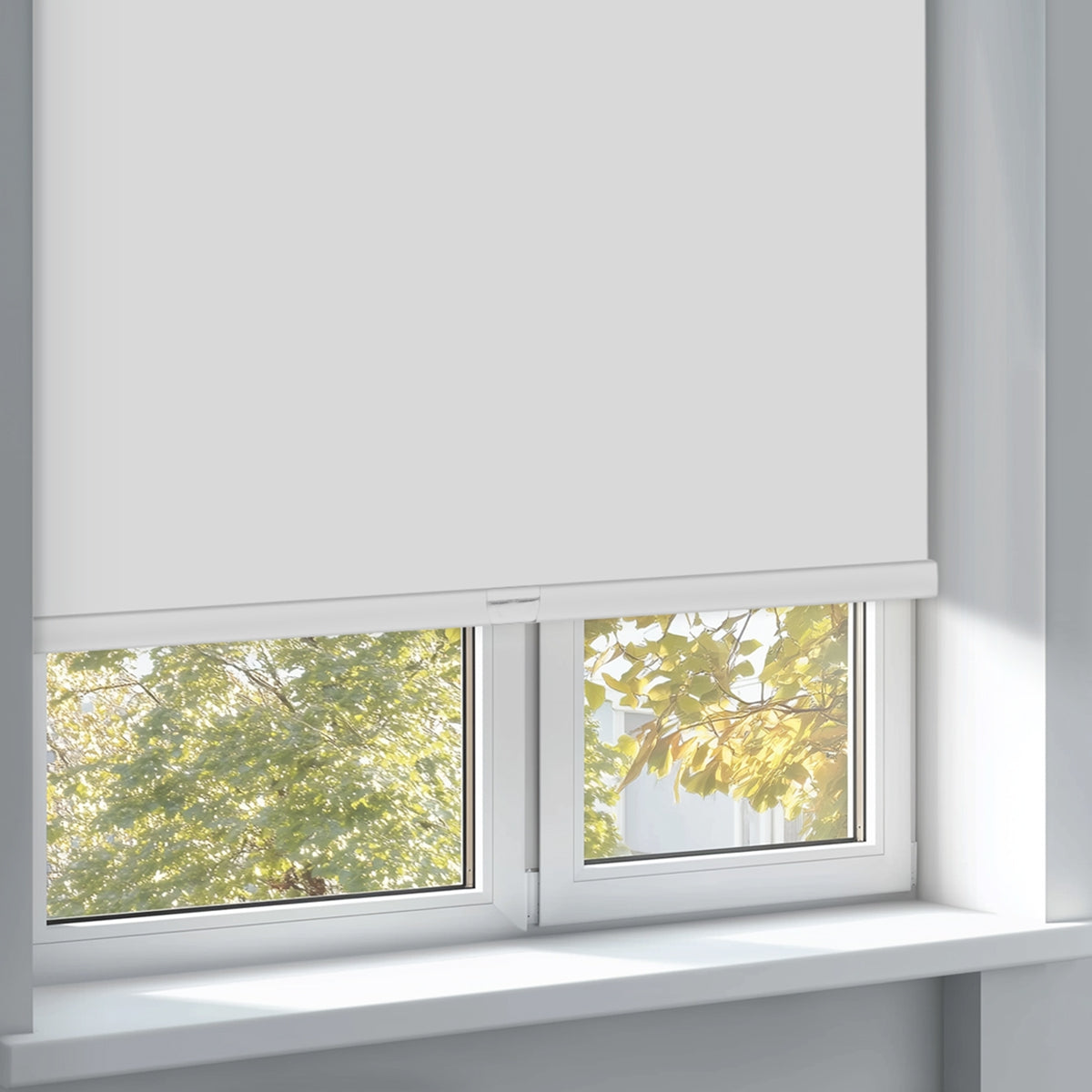 Sulugood Slim Profile Clean Window Look Spring System Cordless Roller Shades